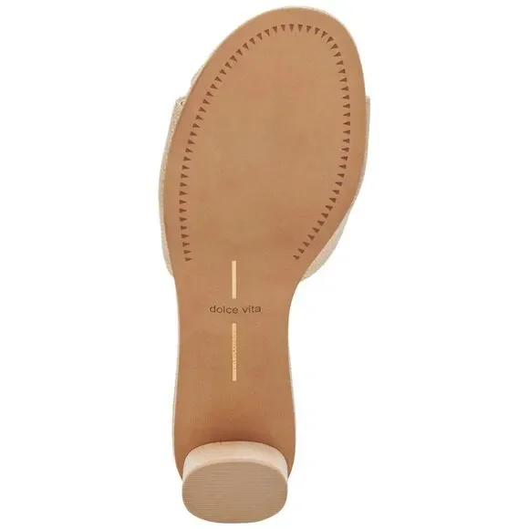 Dolce Vita Darly Heel Raffia, Woven, natural - Picture 4 of 5
